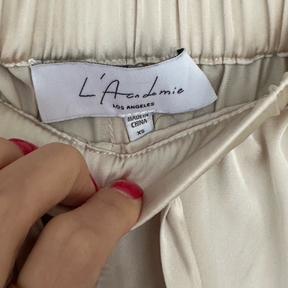 Revolve L’Academie Silk Shorts - Picture 3 of 5